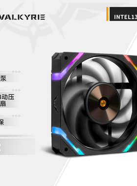 瓦尔基里（VALKYRIE）X12 黑/白 正/反FDB轴承易理线ARGB机箱风扇