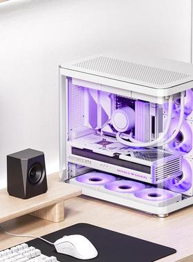 Jonsbo乔思伯TK-2 鱼缸 铝合金外壳双曲面海景房ATX机箱