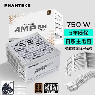 Phanteks追风者AMP BH额定850/750/650黑白蟒纹线/理线梳铜牌电源