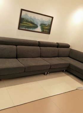 定做全包沙发翻新框架套原装靠背后背套笠纯色扶手套亚棉麻防猫抓