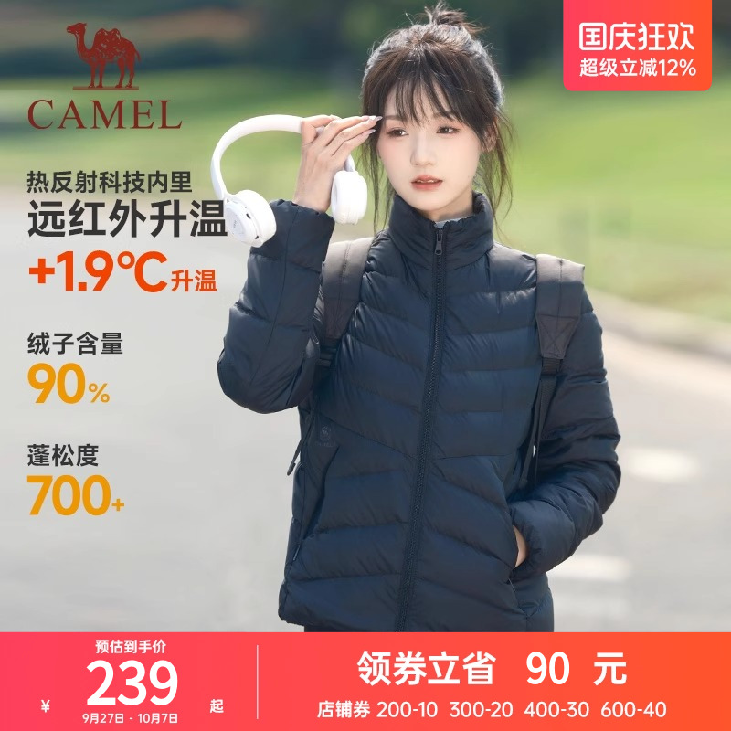 女装轻薄短款羽绒服CAMELUS