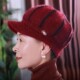 中老年帽冬季 妈妈帽子女加绒毛线帽老年人保暖加厚针织帽厂家 新款