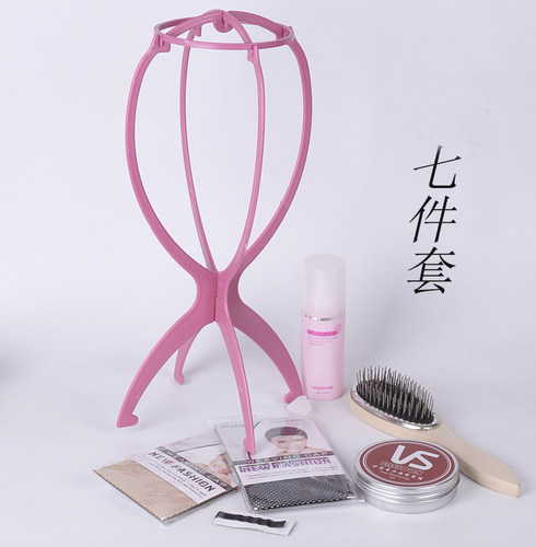 假发cos护理液支架夹子平剪促销
