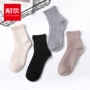 Vớ Nile vớ nữ ống đôi bơm kim vớ vớ nữ giả thỏ cashmere dễ thương nữ vớ ngọt ngắn vớ nữ mùa thu và mùa đông - Bít tất nữ tất dài đến đầu gối