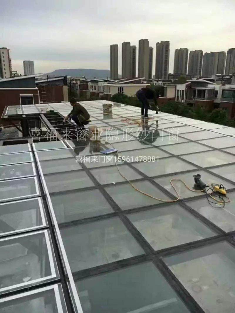 常州封阳台阳光房铝合金门窗露台阳光房钢化隔音夹胶安全玻璃定i.