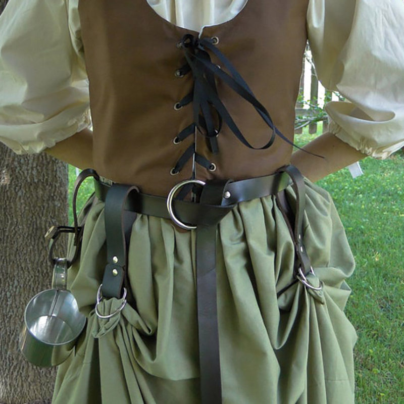 中世纪文艺复兴时期长裙夹子腰带挂古装cosplay配件挂件男女