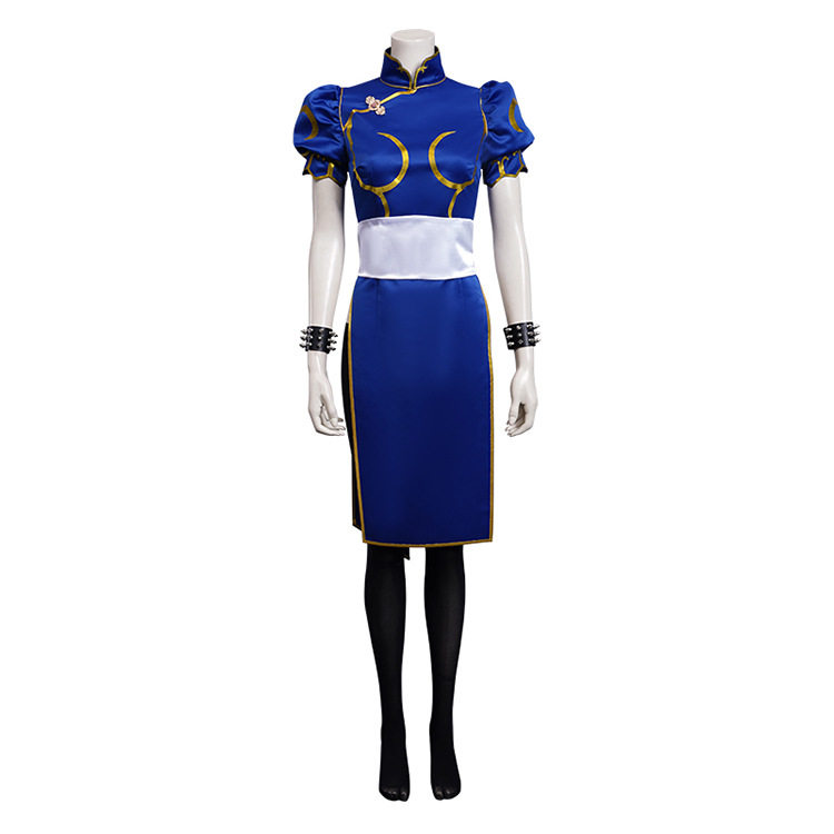 Street Fighter 街头霸王cospaly服装女装旗袍春丽
