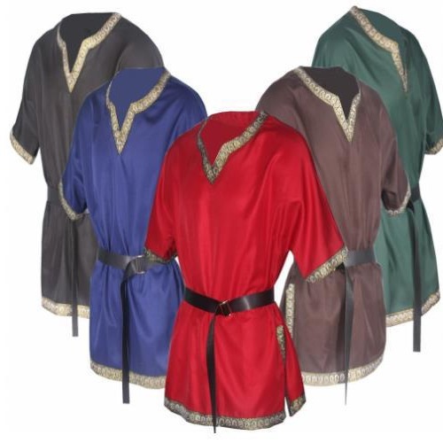 wish新款短袖V领COS演出服中世纪服装万圣节cos服现货