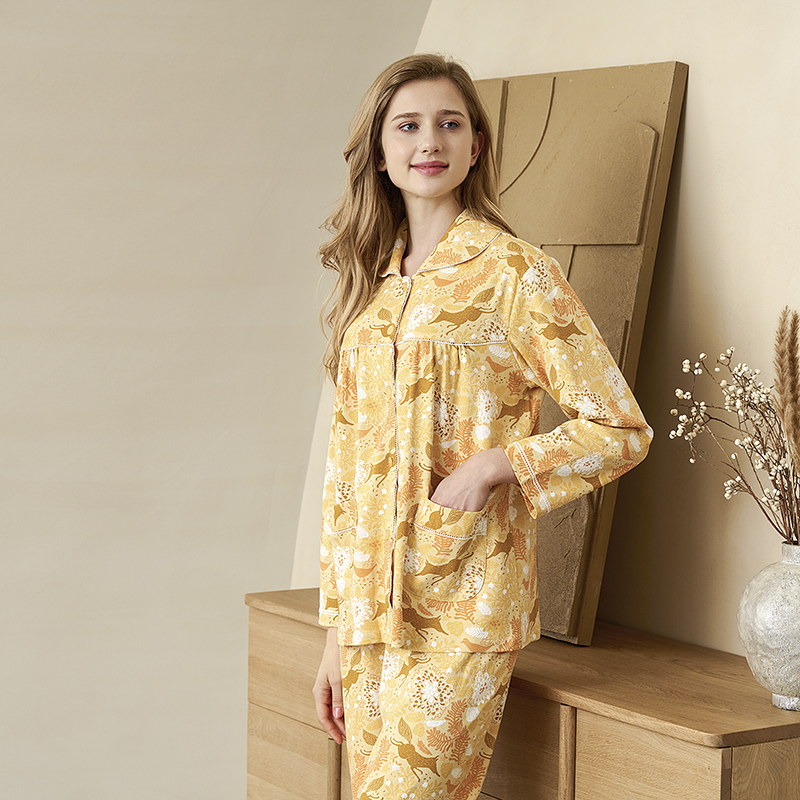 美标女士针织棉100%全棉睡衣