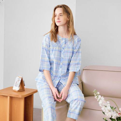 美标女性棉舒适纯棉家居服