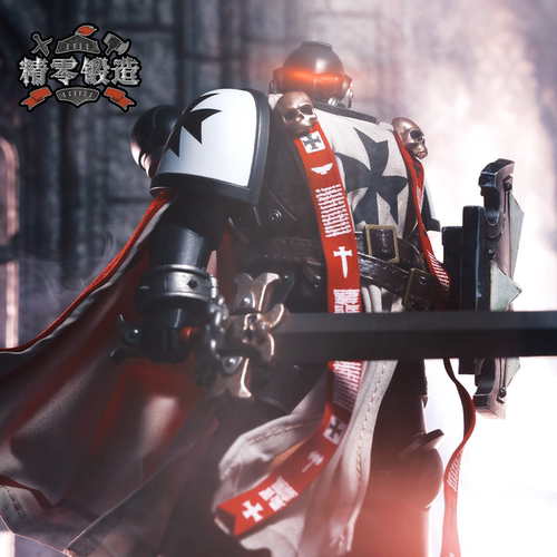 【精零锻造 现】Joytoy战锤40K 黑色圣堂通用升级披风 圣洁印记