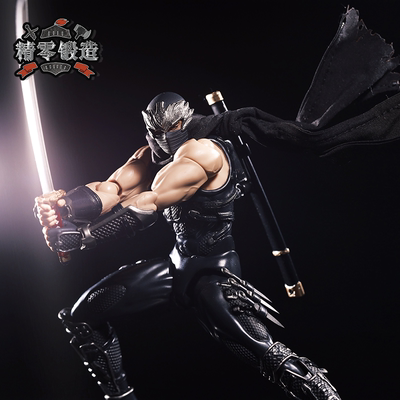 【精零锻造 现】海洋堂1/12 龙隼 布衣围巾 忍者龙剑传2可动手办