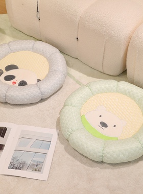 冰丝蒲团坐垫加厚懒人沙发榻榻米飘窗靠背垫家用儿童客厅卧室坐墩