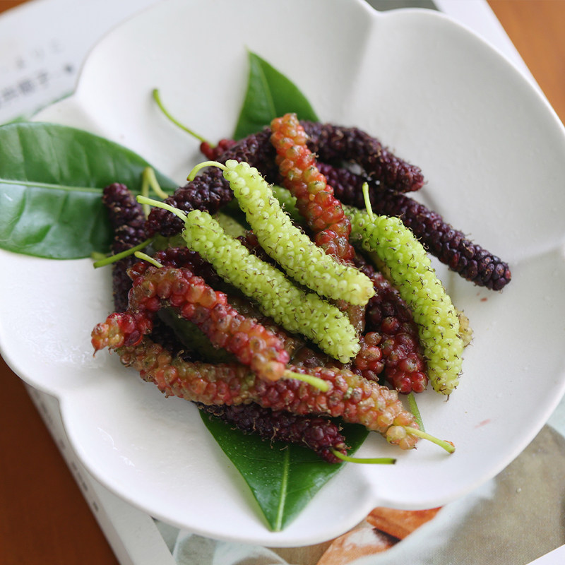 悟空家蜜糖桑葚长条紫晶水蜜桃金香多色现摘彩色时令应季新鲜水果