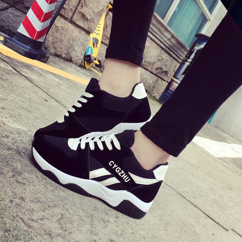 2017 Autumn new pattern Korean edition sneakers Women's Shoes ulzzang Harajuku Versatile leisure time student Autumn Running shoesin the Women's Shoes, Low shoes  category - from Buy2taobao.com to provide professional Taobao agent buy service