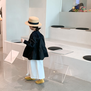 （清亏不退换）春秋韩版女童日系风娃娃上衣女宝宝复古宽松垮裤