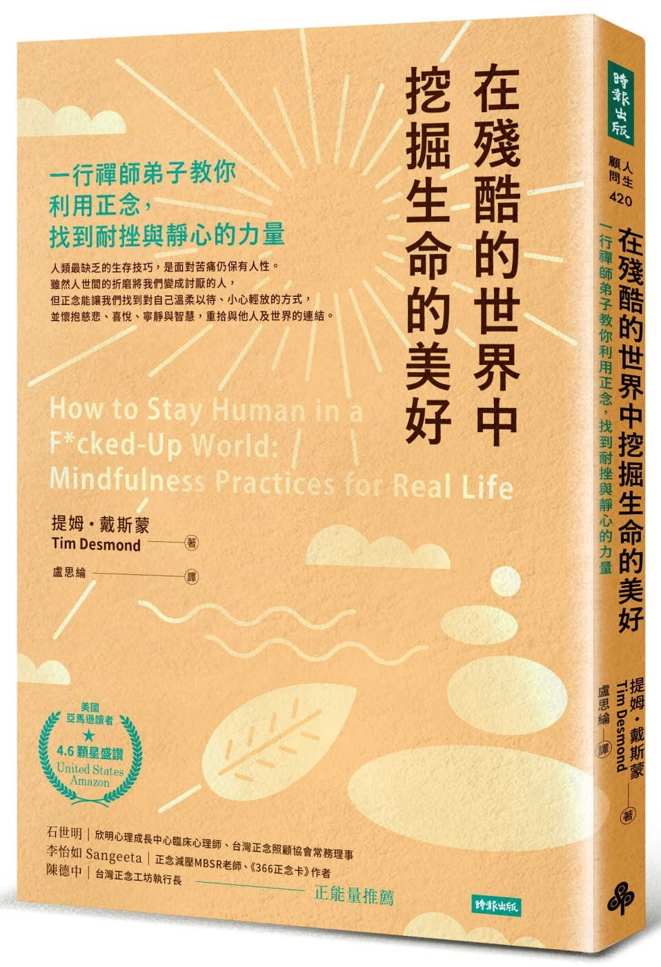 预售 提姆・戴斯蒙 在残酷的世界中挖掘生命的美好:一行禅师弟子教你利用正念,找到耐挫与静心的力量 时报出版