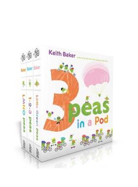 现货 英文原版 3 Peas in a Pod: LMNO Peas; 1-2-3 Peas; Little Green Peas 豆荚里有3粒豌豆：无豌豆；1-2-3粒豌豆；小绿豆