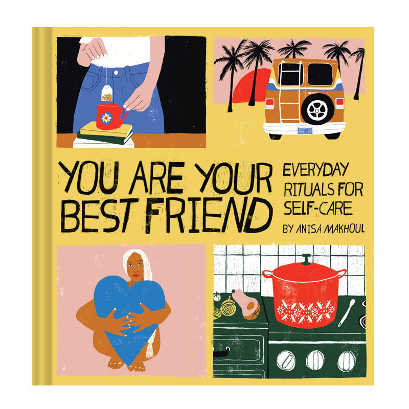 are your best friend 插画师 anisa makhoul 治愈解忧心灵正念