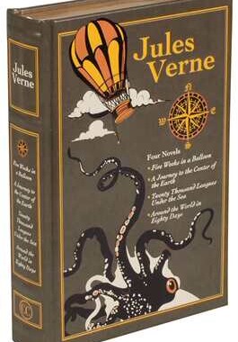 现货 英文原版 凡尔纳 4部小说 皮面精装 Leather Bound Classics Jules Verne Four Novels 英文原版 Jules Verne