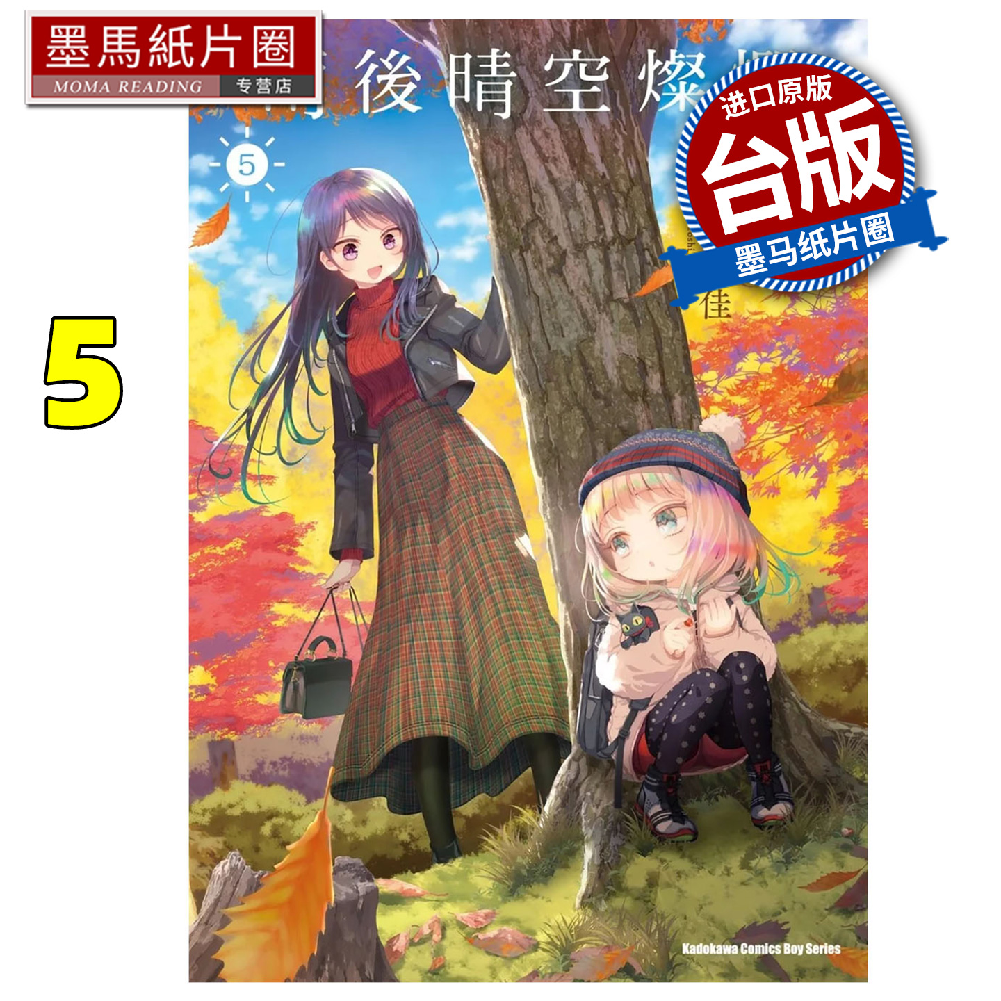 现货 漫画书 雨后晴空灿烂 5 吉村佳 角川 台版漫画 进口原版书 墨马纸片圈