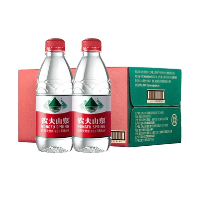 农夫山泉千岛湖饮用天然水380ml*24瓶小瓶装水 广东省内包邮