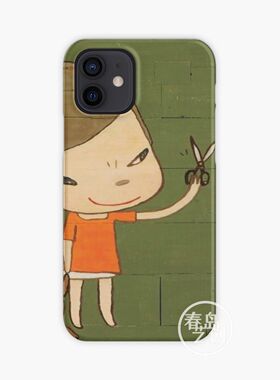 奈良美智手机壳适用于荣耀60/50/30pro绿色X30 X10 v20 v40硬壳10