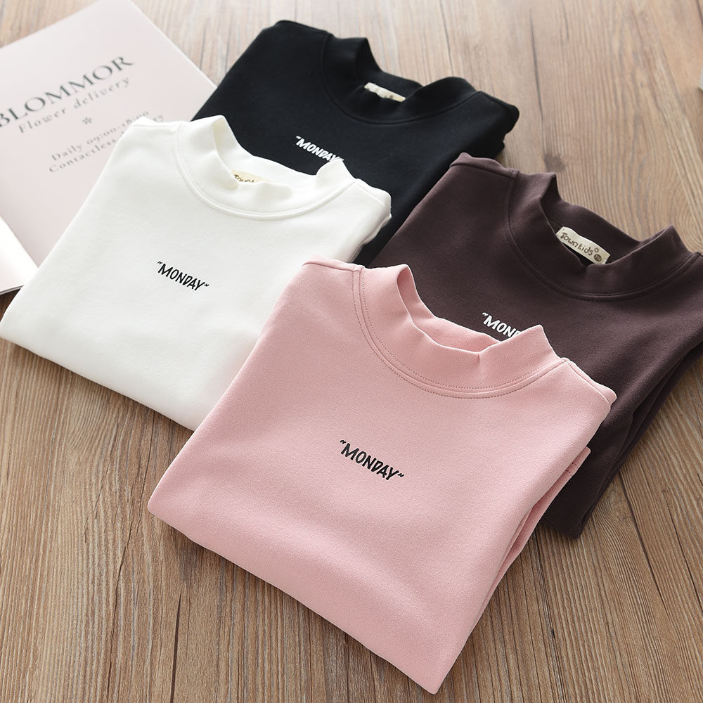 女童春款纯棉打底衫2026春款儿童男女童半高领立领长袖T恤,童装/婴儿装/亲子装,T恤,淘宝优惠券,粉丝福利购,淘宝优惠卷