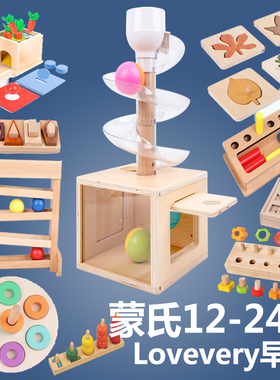 蒙氏益智玩具Lovevery12-24月盒子套装平替宝宝儿童早教蒙台梭利