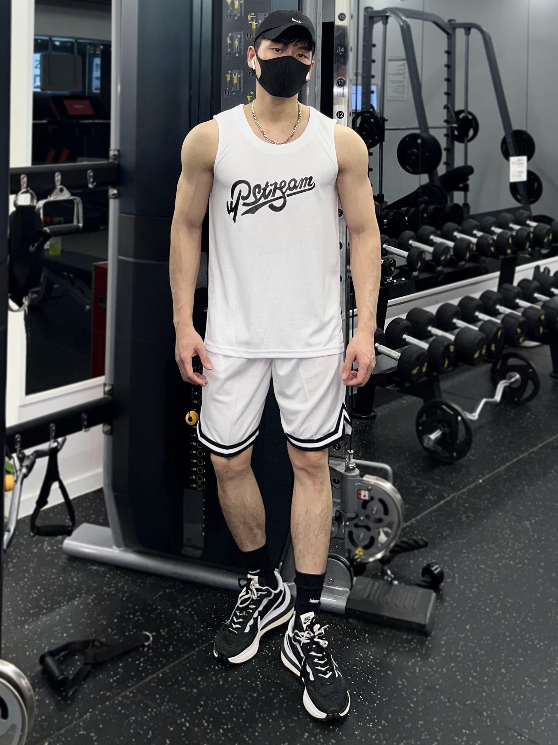 SPORTSWEAR MENS SUMMER TRAINING CASUAL TANK TOP SHORTS COUPLE WEAR FASHION QUICK-DRYING TRENDY BASKETBALL GYM WEAR