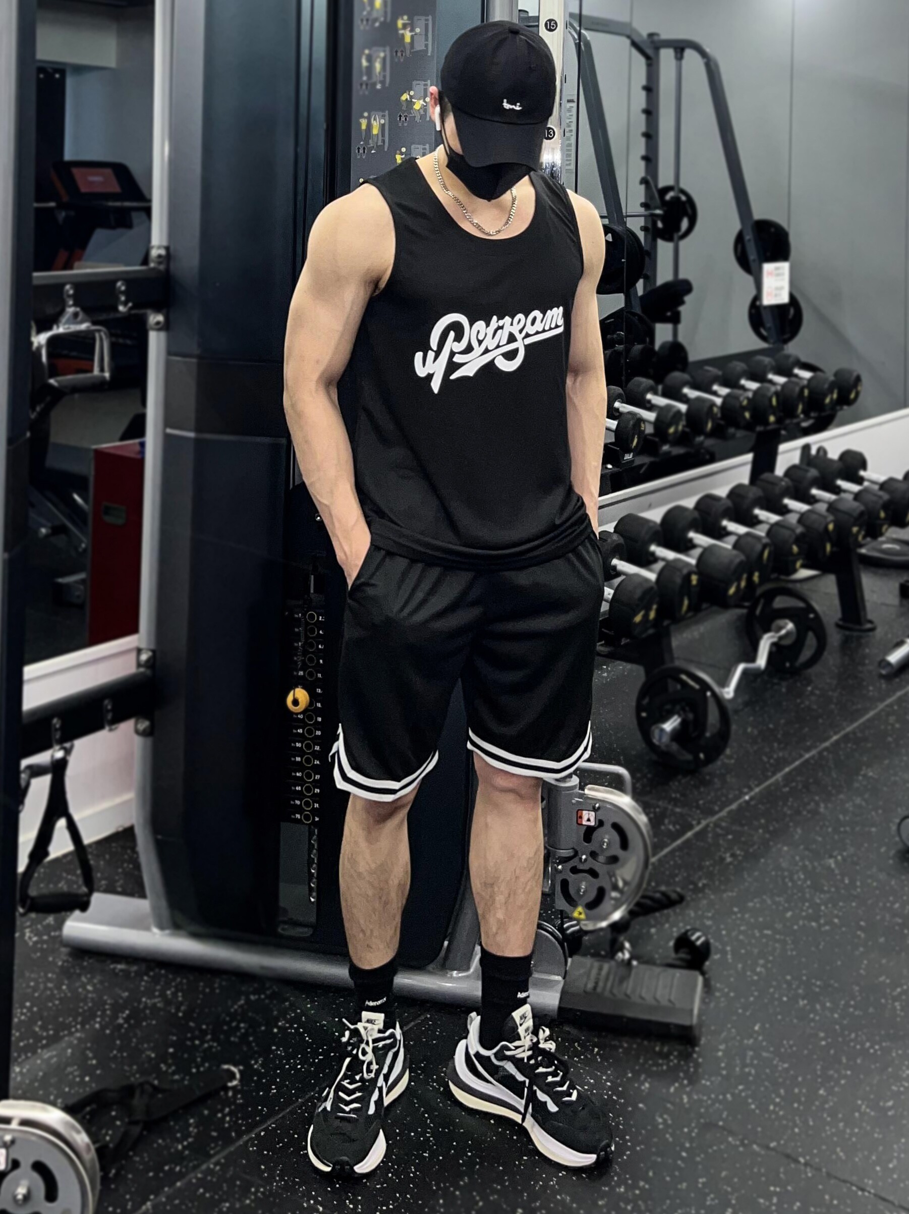 SPORTSWEAR MENS SUMMER TRAINING CASUAL TANK TOP SHORTS COUPLE WEAR FASHION QUICK-DRYING TRENDY BASKETBALL GYM WEAR