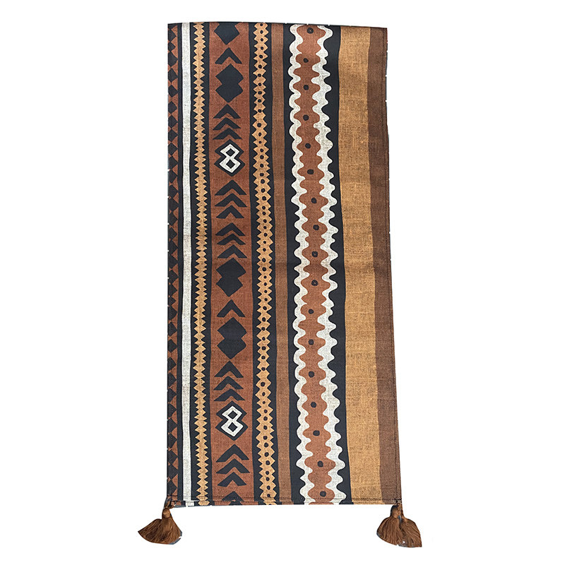 非洲民族风桌布桌旗几何图案实木家居复古加厚帆布质感颂迦设计,居家布艺,桌旗,淘宝优惠券,粉丝福利购,淘宝优惠卷