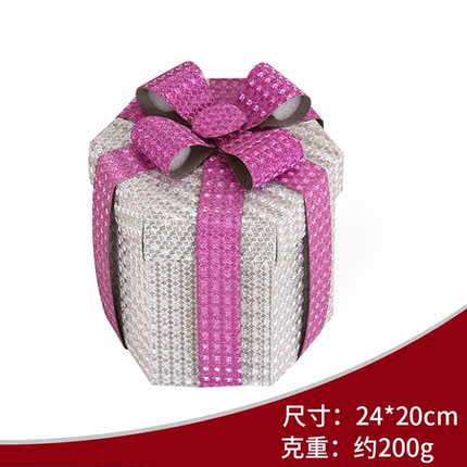 港恒圣诞节装饰礼物盒 酒店商场店铺圣诞节场景布置礼盒礼物包