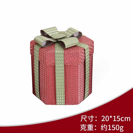 港恒圣诞节装饰礼物盒 酒店商场店铺圣诞节场景布置礼盒礼物包