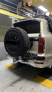 坦克500速锐联动备胎支架魔方款联动式备胎架双支撑防爆涂装耐用