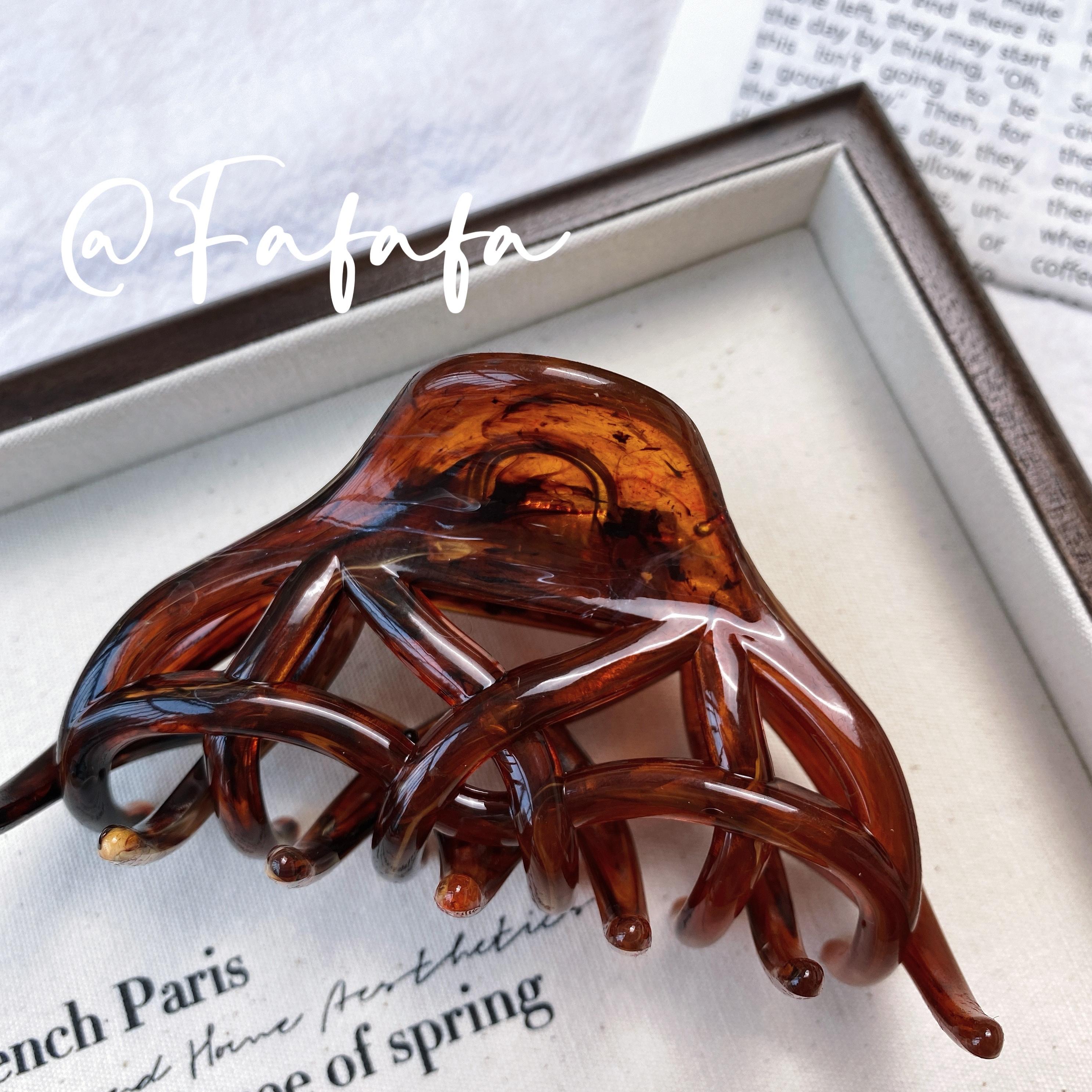 發家欧美新款凤尾高级感发夹