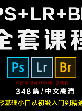 PS010摄影后期系列套餐课程PS入门到精通VIP系统课程+配套素材