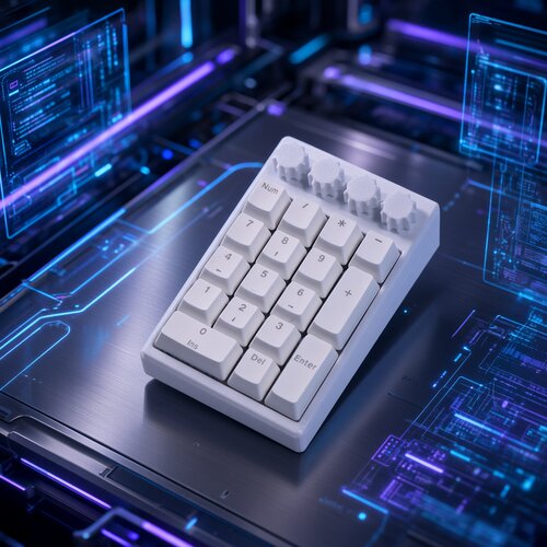 菜籽猫 VIA小键盘QMK客制化有线DS21ENCODER机械  设计师画图键盘