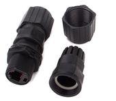 细牙20防水网线对接延长连接器 RJ45网络信号直通头以太网转接头