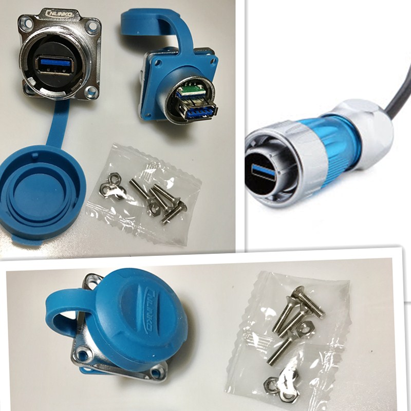 航空插头连接器DH24USB法兰座