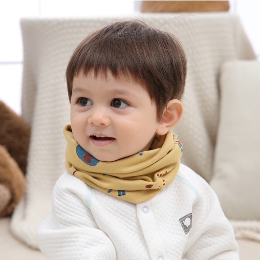 纯棉保暖防风春秋薄款围脖围巾