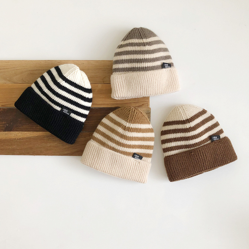 儿童帽子秋冬毛线帽潮