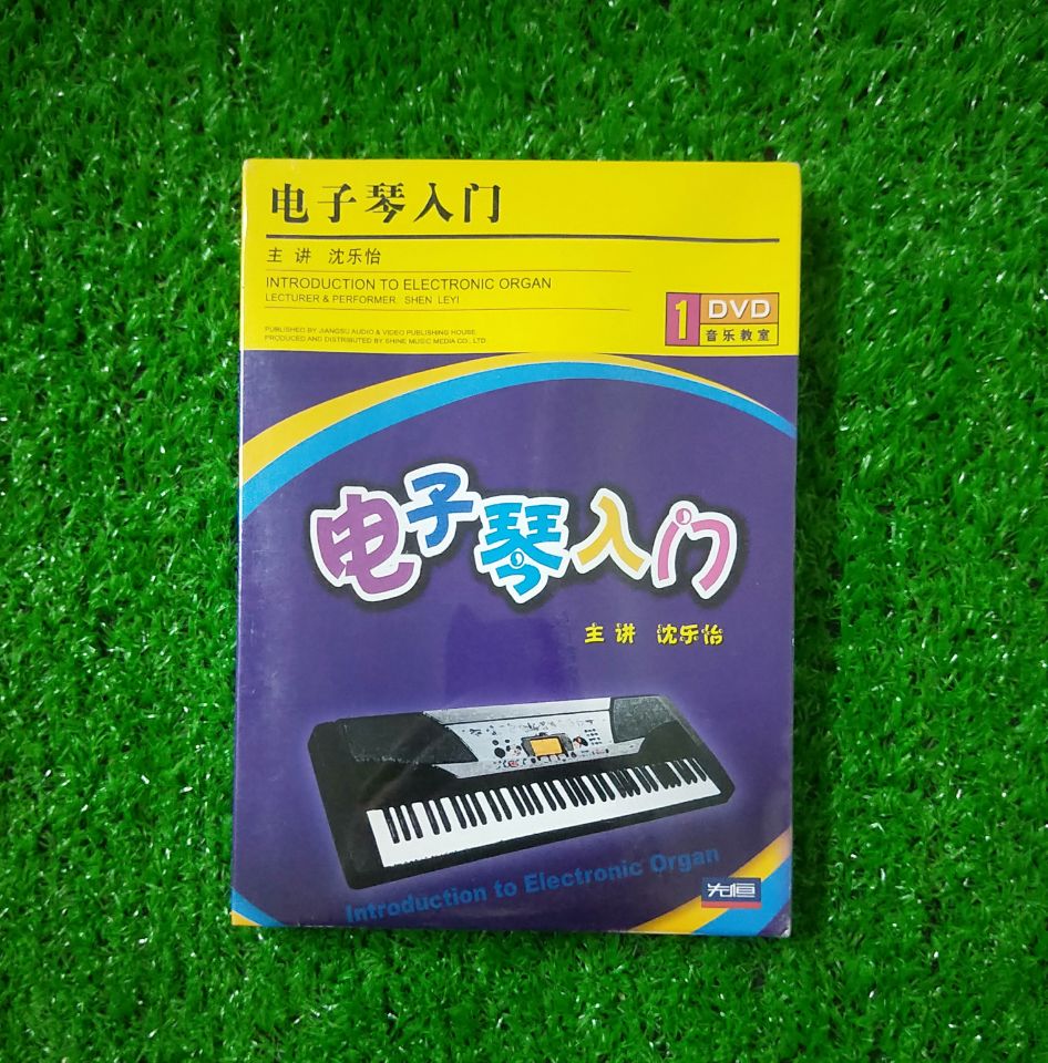 正版电子琴入门自学教程初学者零基础教材成年教学光盘1DVD碟片