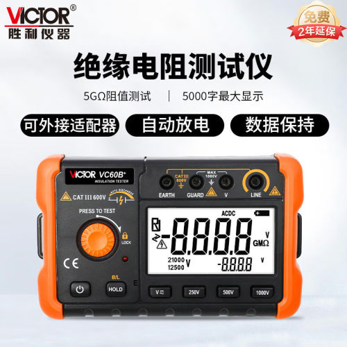 胜利绝缘电阻测试仪VC60B