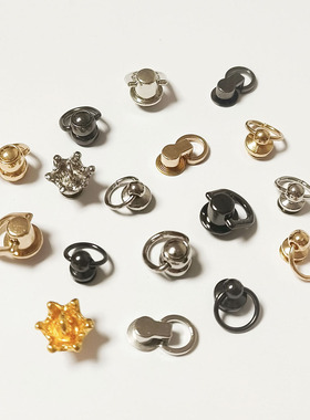 和尚头奶嘴钉挂扣带环diy配件手机壳包包玩偶挂件皇冠手挽包