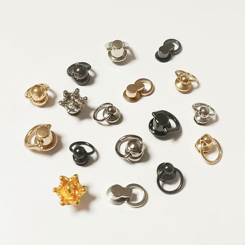 和尚头奶嘴钉挂扣带环diy配件手机壳包包玩偶挂件皇冠手挽包