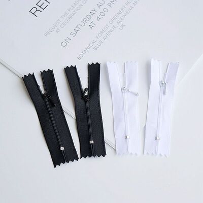 0号闭尾拉链娃用配件迷你拉链兵人服装玩偶连衣裙5cm7cm10cm15cm