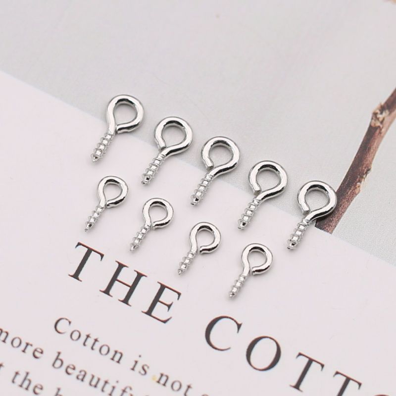 羊眼钉自攻螺丝钉带圈吊环挂钩吊坠diy钥匙玩具金属配件