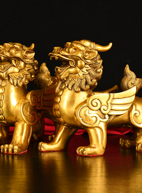 黄铜天路造型飞天神兽