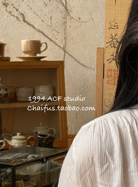 柴夫工作室/E940 中式手作植物干果森系耳环做旧文艺民族风情耳钩